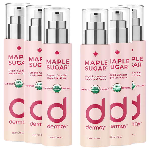 MAPLE SUGAR™ - Organic Maple Leaf Elasticity & Tightening Cream 6 Bundle - Dermay