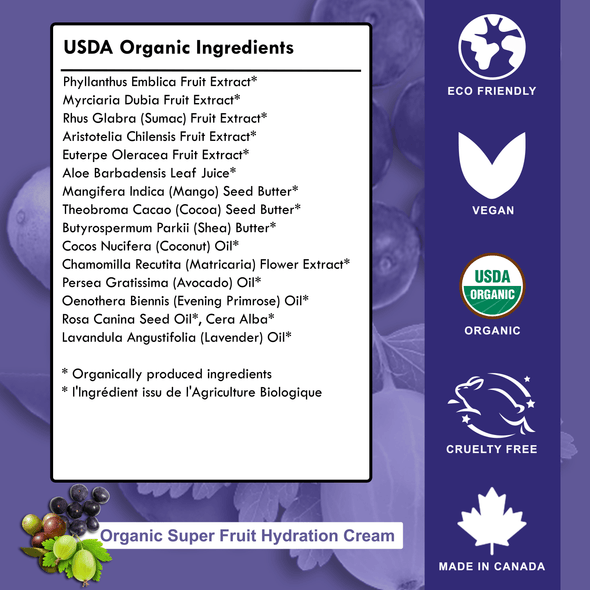 BERRY BLISS™ - Organic Vitamin C Hydrating Night Cream - Dermay